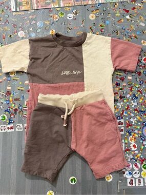 Next toddler multicolor short sleeve set